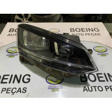 Farol Vw Fox 2015 2016 Mascara Negra Lado Direito Original