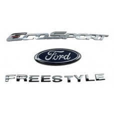 Conjunto Letreiro Emblema Tampa Traseira Ford Ecosport 2013